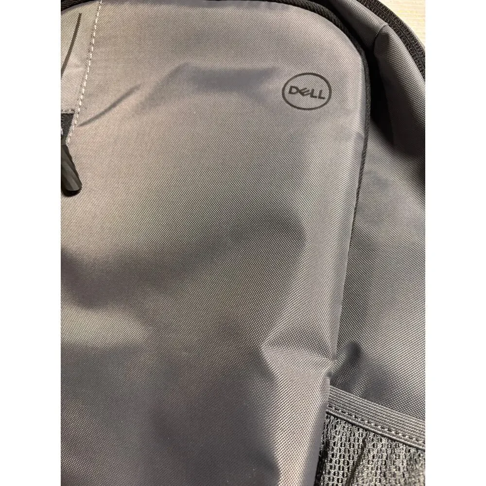 NEW Gray Silver Dell Laptop Bag Bookbag Backpack Internal Compartments Pockets!